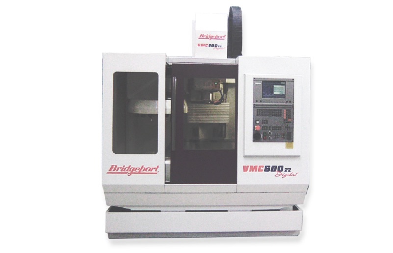 Photo of a Bridgeport VMC 800 precision engineering machine