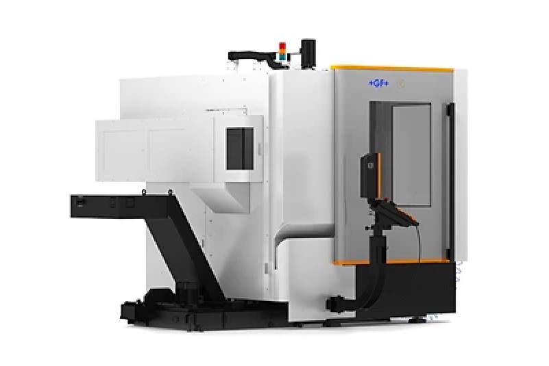 Photo of a Mikron 500 precision engineering machine