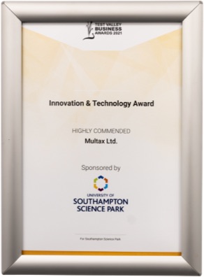 Framed innovation and Technology award 2021.